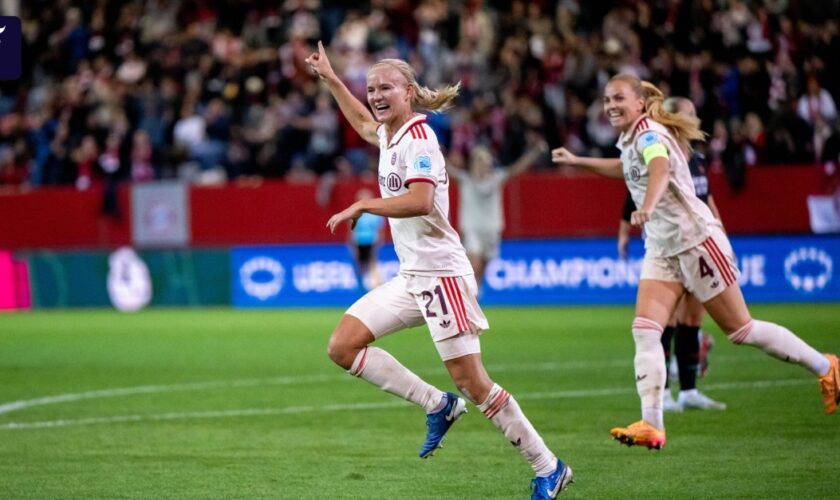 Champions League: Harder schießt Bayern-Frauen zum Sieg über Arsenal