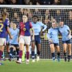 Bunny Shaw scores as Man City shock holders Barcelona in Women’s Champions League