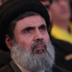 Le chef du conseil exécutif du Hezbollah, Hachem Safieddine, lors d'une cérémonie dans la banlieue sud de Beyrouth, le 24 mai 2024.