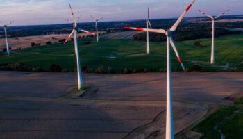 In Greifswald wollen Branchen- und Behördenvertreter über Hürden beim Ausbau der Windkraft in MV sprechen. Foto: Jens Büttner/dp