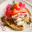 Rick Stein’s tattie scones with smoked salmon and beetroot