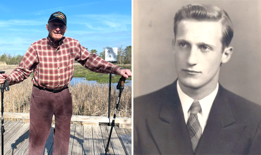 WWII veteran, 95, still works out at local gym every week: 'I'm in control'