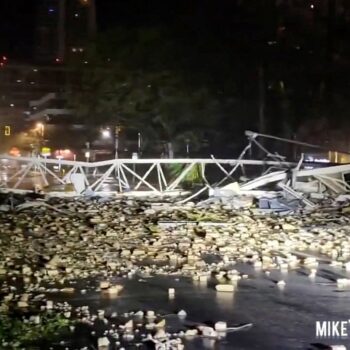 Hurricane Milton forces St. Petersburg crane collapse, leaving a ‘gaping hole’ in building