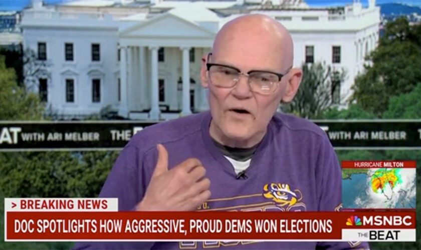 James Carville admits he's 'scared to death' about election day