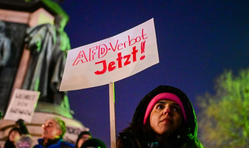 ARD-Deutschlandtrend: AfD-Verbotsantrag in Bevölkerung umstritten