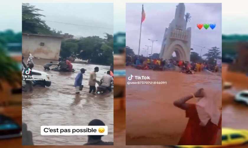 En images : Bamako sous les eaux après des précipitations monstres