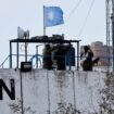 Members of UNIFIL observer the Lebanese-Israeli border. File pic: Reuters