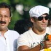 Baba Siddique (L) with Bollywood actor Salman Khan (R) in 2009. Pic: Reuters