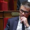 Le premier secrétaire du PS Olivier Faure, le 8 octobre 2024 à l'Assemblée nationale à Paris