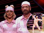 Strictly Come Dancing's Nick Knowles is the third star to be eliminated as he loses the dreaded dance-off with tearful Luba Mushtuk after battling various injuries