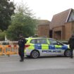 Police corner off the scene in Barking, east London