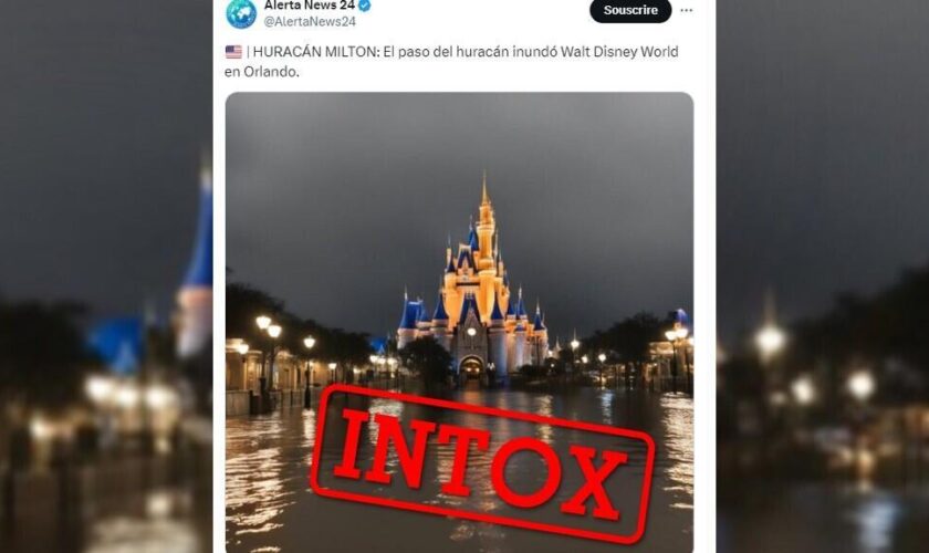 Non, Disney World n'a pas été inondé, c'est une photo créée par IA