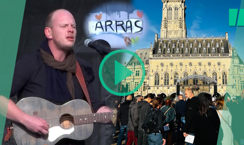 Hommage à Dominique Bernard à Arras : cette chanson symbolique de Saez reprise lors de la cérémonie