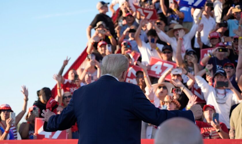 Cops nab man allegedly carrying illegal guns near Trump's Coachella rally; suspect says he backs ex-president