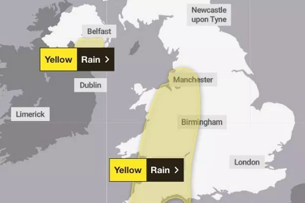 BREAKING: Yellow weather warnings issued for two major areas as heavy rain and cold to blast UK