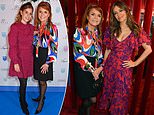 Pregnant Princess Beatrice attends Ladies Lunch with mother Sarah Ferguson on her 65th birthday