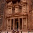 The Treasury monument in Petra, Jordan. Pic: Reuters