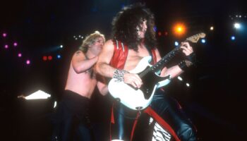 Ozzy Osbourne and Jake E Lee during a concert in 1984. Pic: Jeffrey Mayer/Rock Negatives/MediaPunch/MediaPunch/IPx