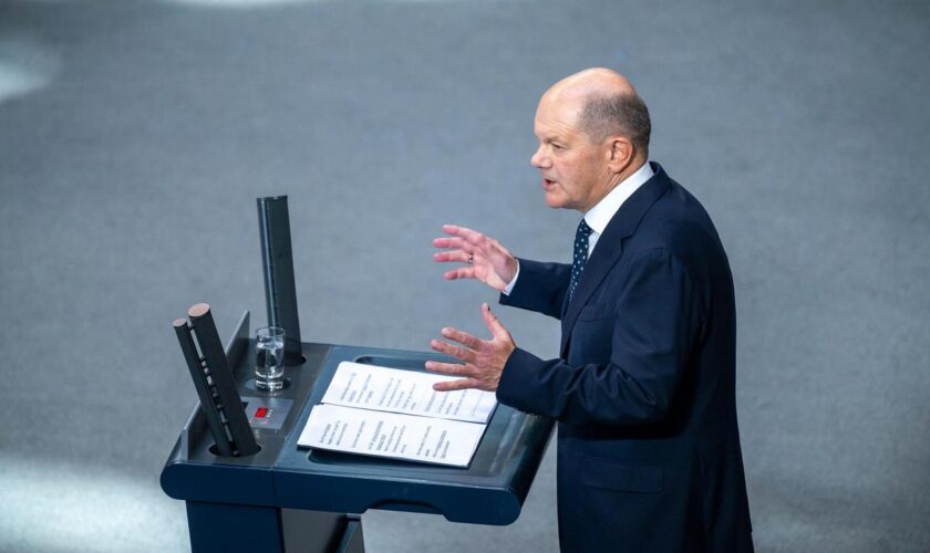 Regierungserklärung: Olaf Scholz kündigt industriepolitische Wende an