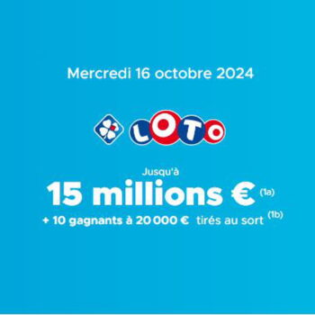 Résultat Loto (FDJ) : le tirage de ce mercredi 16 octobre 2024 [EN LIGNE]