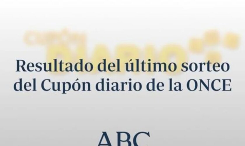 Comprobar resultados del sorteo del cupón diario de la ONCE de hoy miércoles, 16 de octubre de 2024