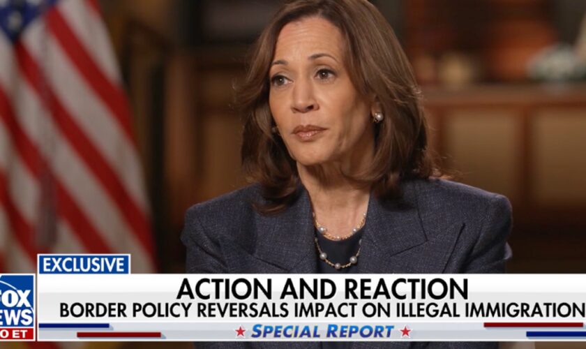 Harris’s Fox interview starts off with fireworks as she gets into heated exchange over border security