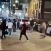 Horrifying moment car ploughs into crowd during brawl outside Freshers' Night club event that left six injured