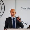 Le président de la Cour des comptes, Pierre Moscovici, lors de la présentation du rapport financier annuel, le 12 mars 2024 à Paris