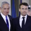 Le Premier ministre israélien Benyamin Netanyahou et Emmanuel Macron au Palais de l'Elysée le 2 février 2023.