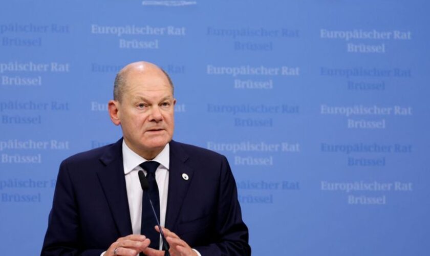 Bundeskanzler Scholz (SPD) fordert eine beschleunigte Umsetzung der Reform. Foto: Geert Vanden Wijngaert/AP/dpa