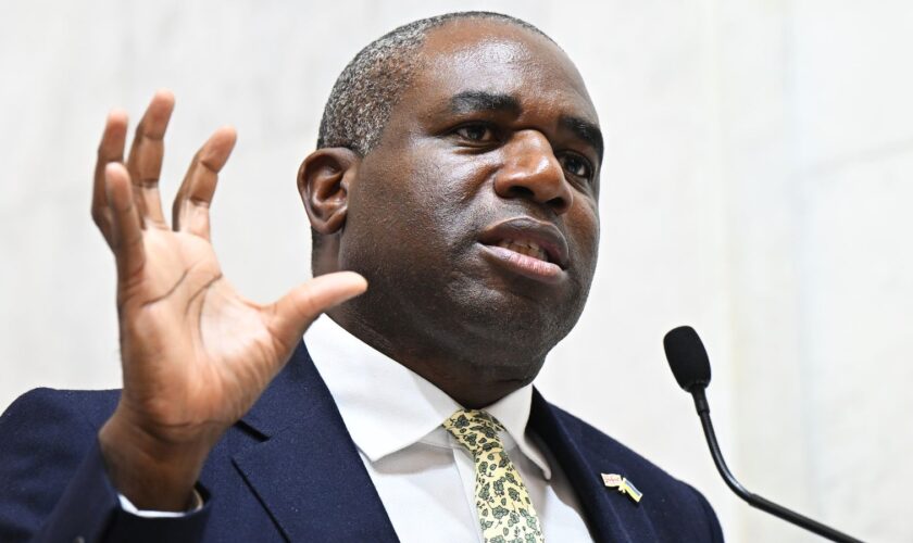 David Lammy. Pic: PA