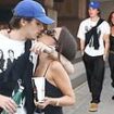 Cruz Beckham, 19, passionately kisses girlfriend Jackie Apostle, 30, as they enjoy a loved-up shopping trip in Beverly Hills