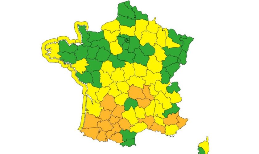 La vigilance rouge levée ce vendredi, Météo France maintient 18 départements en orange