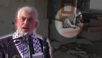 Verantwortlich für Massaker: Israel veröffentlicht Video: Drohne spürte Hamas-Chef Sinwar zufällig auf