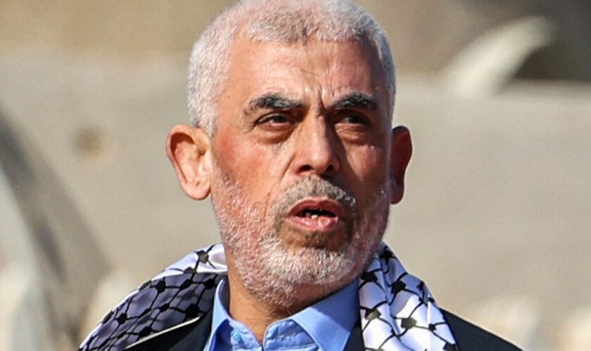 Yahya Sinouar, le nouveau chef du Hamas, le 14 décembre 2022 dans la ville de Gaza