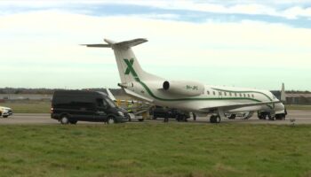 Alex Salmond's body returns home to Scotland on private flight