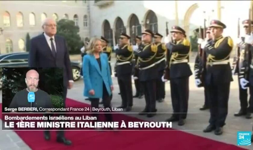 Liban : la Première ministre italienne Giorgia Meloni en visite à Beyrouth