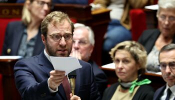 Le ministre de l’Economie Antoine Armand, à l'Assemblée nationale, le 15 octobre 2024