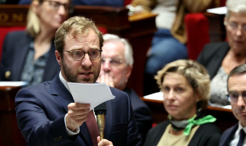 Le ministre de l’Economie Antoine Armand, à l'Assemblée nationale, le 15 octobre 2024