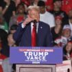 Trump has mic cut out at campaign event in Detroit, Michigan, Pic: AP