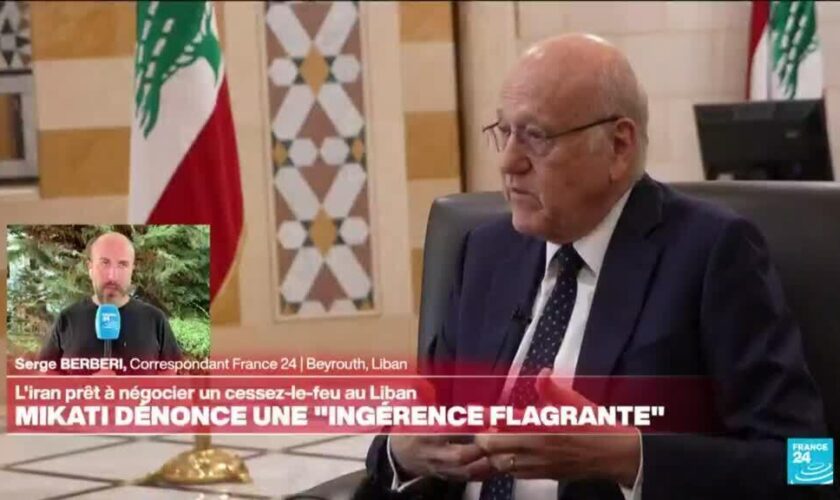 Liban : le Premier ministre dénonce "l'ingérence flagrante" de l'Iran