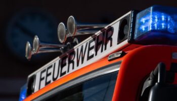 Ein Mann greift die Feuerwehrleute während des Einsatzes an und beleidigt sie. (Symbolbild) Foto: Marijan Murat/dpa