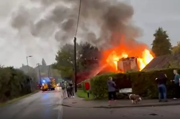 Bedford explosion: One dead in horror house fire after locals hear 'loud bang'