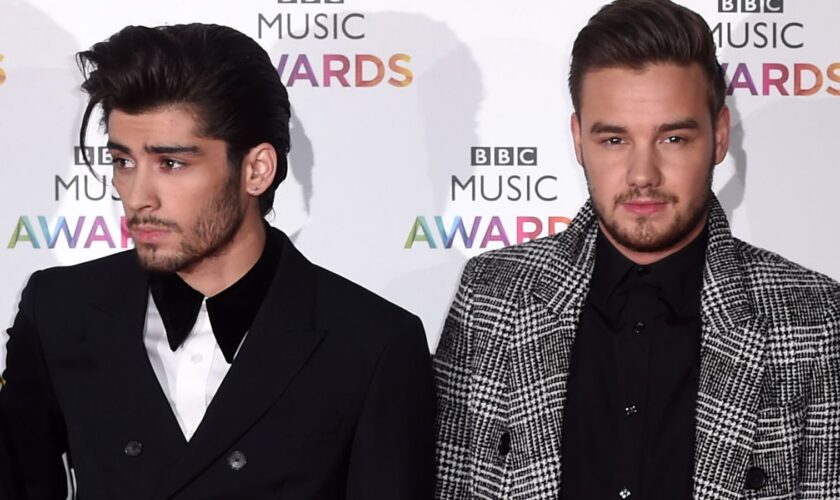 Zayn Malik (left) and Liam Payne. Pic: Shutterstock