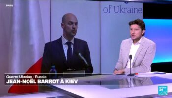 Guerre en Ukraine : visite du chef de la diplomatie française Jean-Noël Barrot à Kiev