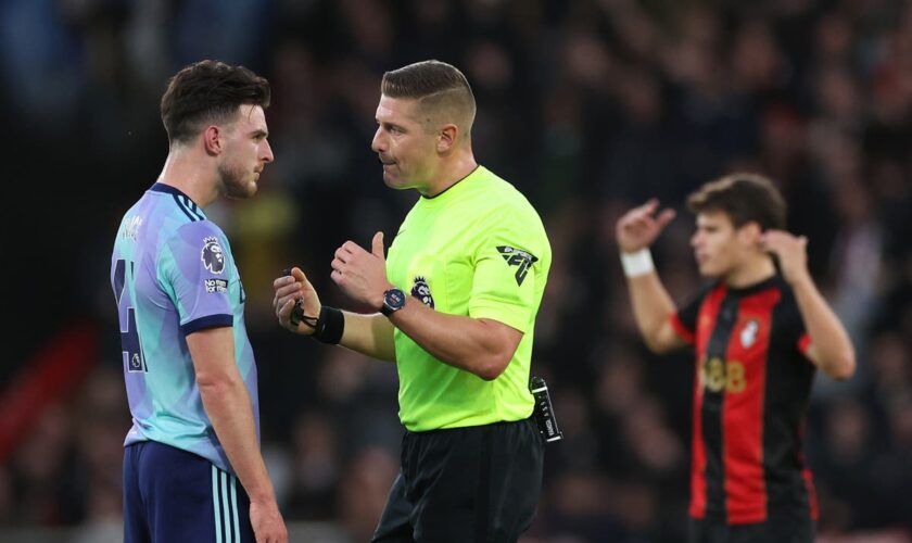 Declan Rice puts Arsenal’s run of red cards down to ‘silly mistakes’ and ‘naivety’