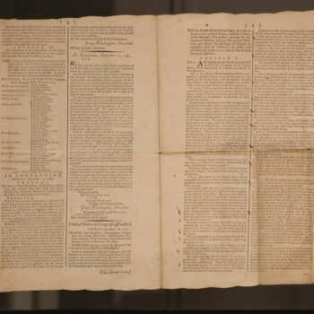 Rare copy of US Constitution collecting dust in North Carolina filing cabinet sells for $9M at auction