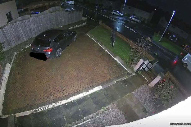 Terrifying moment Ring doorbell captures masked intruder trying to enter house