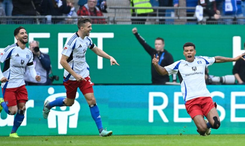 HSV siegt in Unterzahl, Nürnberg triumphiert im Derby