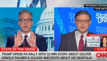 CNN host gets into awkward argument with top Republican about Trump’s bizarre Arnold Palmer comment